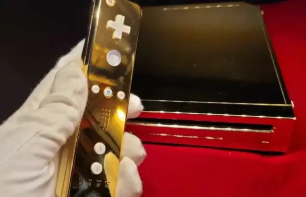 Nintendo Wii de ouro vai para leilão