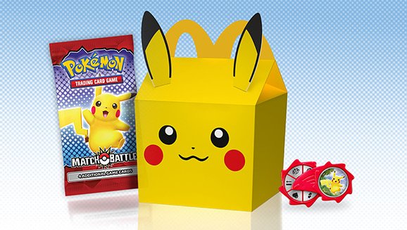 McDonald's e Pokémon fazem parceria para novas cartas no McLanche Feliz