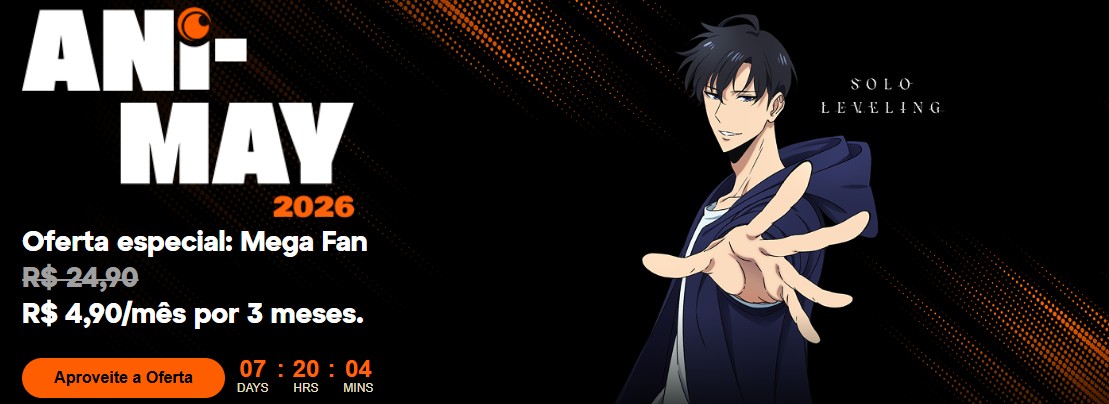 Crunchyroll está com nova promoção